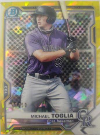 Michael Toglia [Yellow Refractor] #BCP-137
