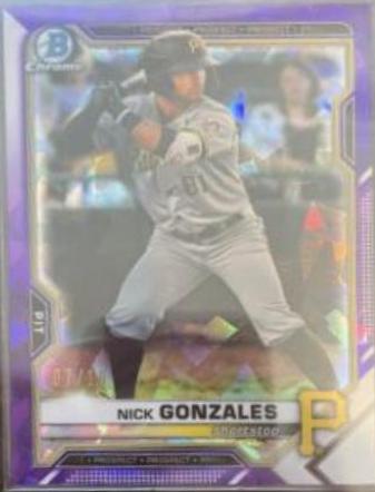 Nick Gonzales [Purple Refractor] #BCP-34