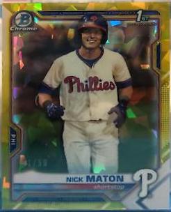 Nick Maton [Yellow Refractor] #BCP-5