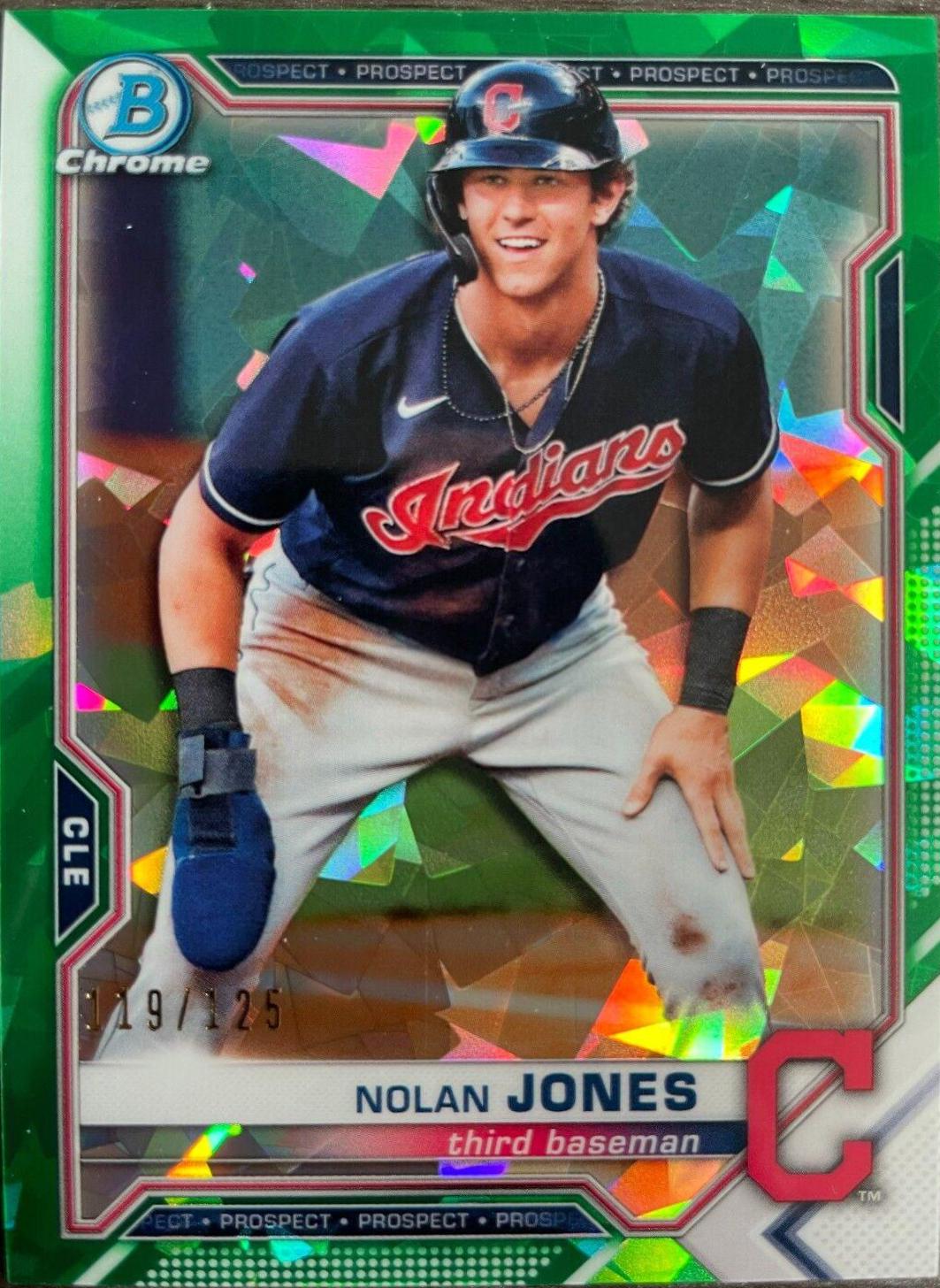 Nolan Jones [Green Refractor] #BCP-35