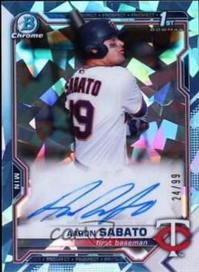 Aaron Sabato [Aqua Refractor] #BSPA-AS