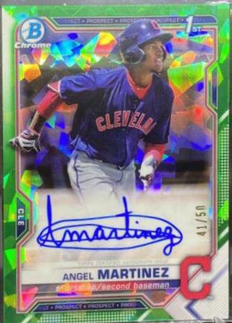 Angel Martinez [Green Refractor] #BSPA-AMA