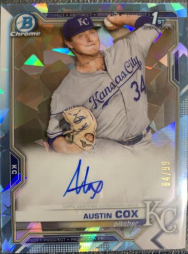 Austin Cox [Aqua Refractor] #BSPA-AC