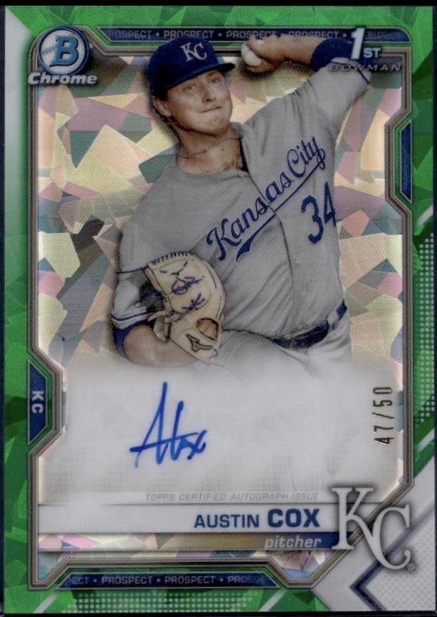 Austin Cox [Green Refractor] #BSPA-AC