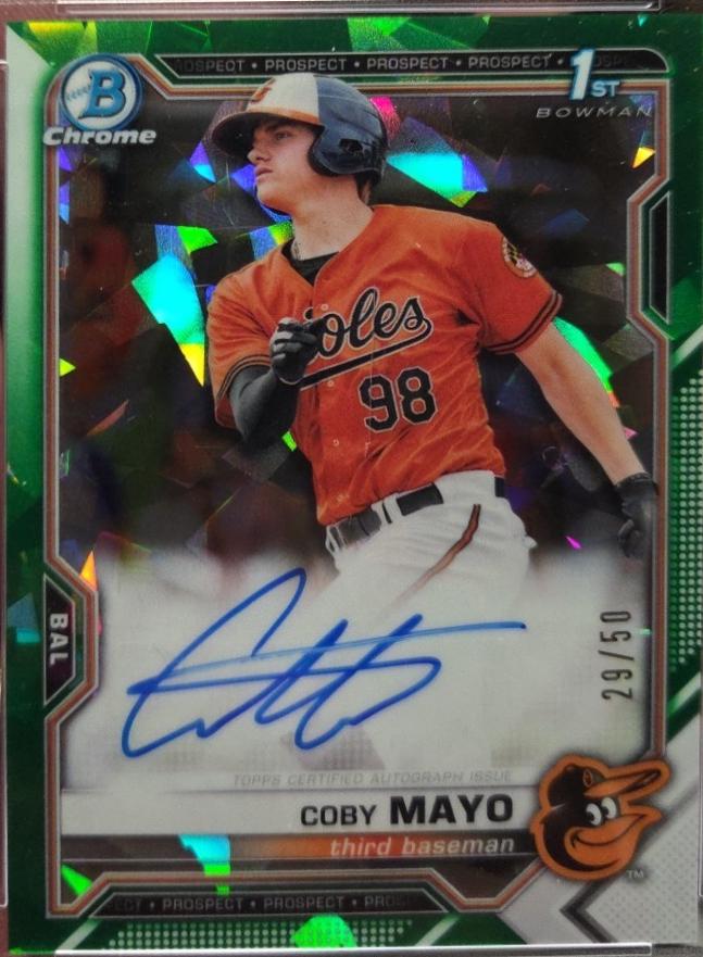 Coby Mayo [Green Refractor] #BSPA-CM