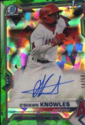D'Shawn Knowles [Green Refractor] #BSPA-DK