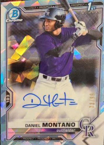 Daniel Montano [Aqua Refractor] #BSPA-DM