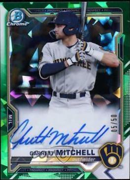 Garrett Mitchell [Green Refractor] #BSPA-GM