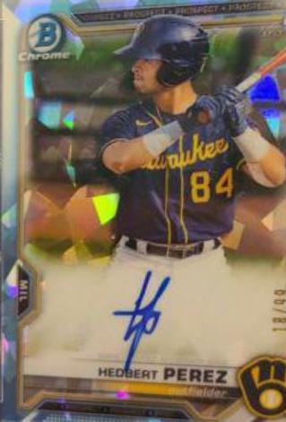 Hedbert Perez [Aqua Refractor] #BSPA-HP