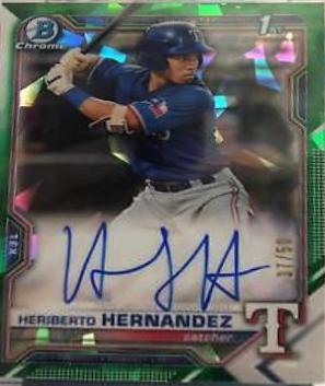 Heriberto Hernandez [Green Refractor] #BSPA-HH