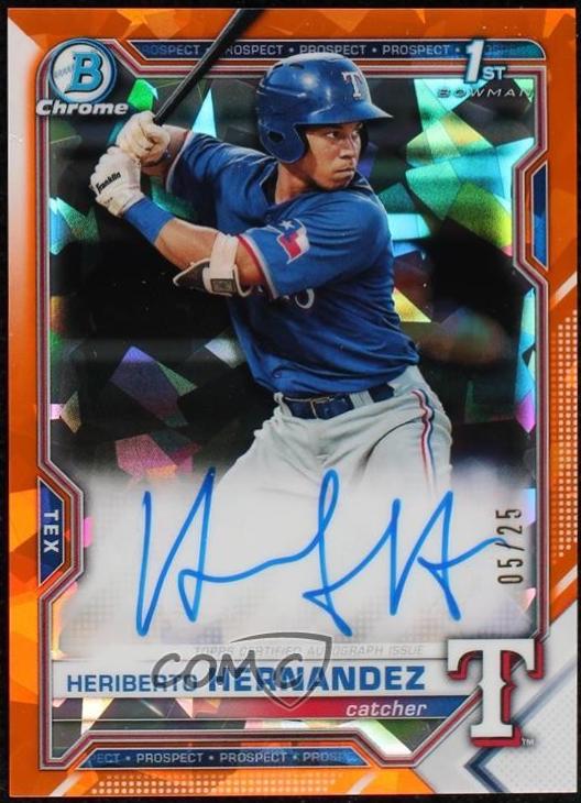 Heriberto Hernandez [Orange Refractor] #BSPA-HH