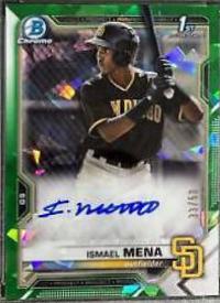 Ismael Mena [Green Refractor] #BSPA-IM