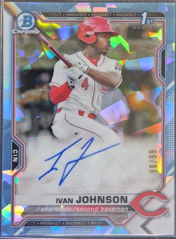 Ivan Johnson [Aqua Refractor] #BSPA-IJ