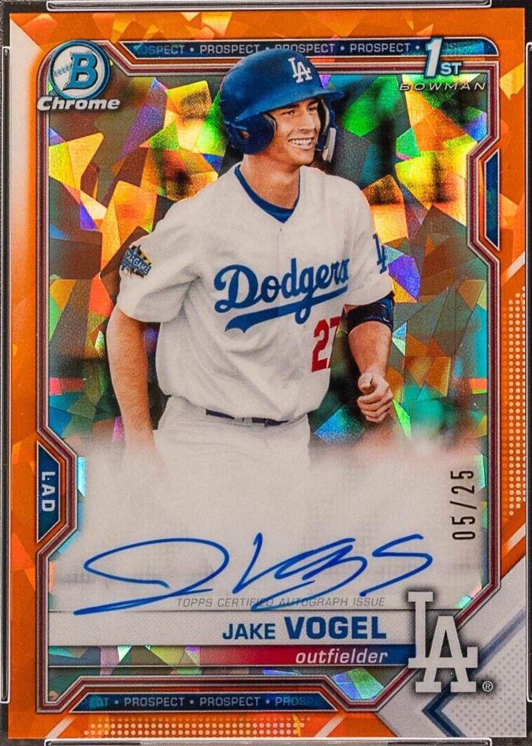 Jake Vogel [Orange Refractor] #BSPA-JV