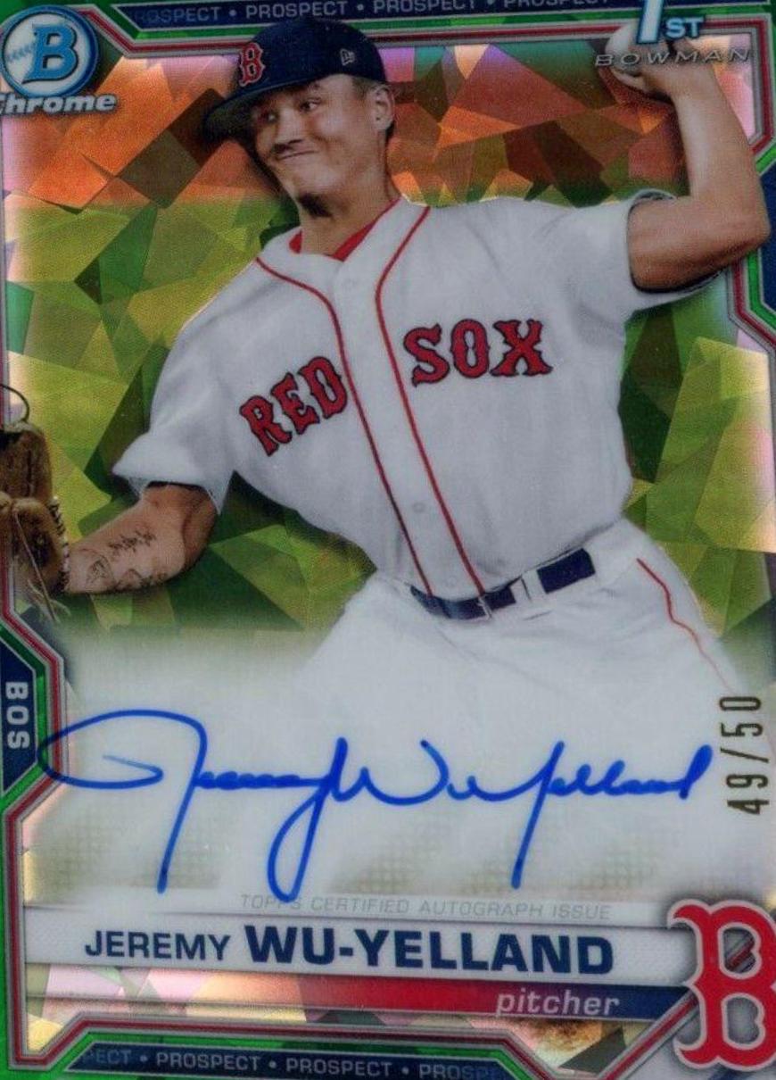 Jeremy Wu Yelland [Green Refractor] #BSPA-JW