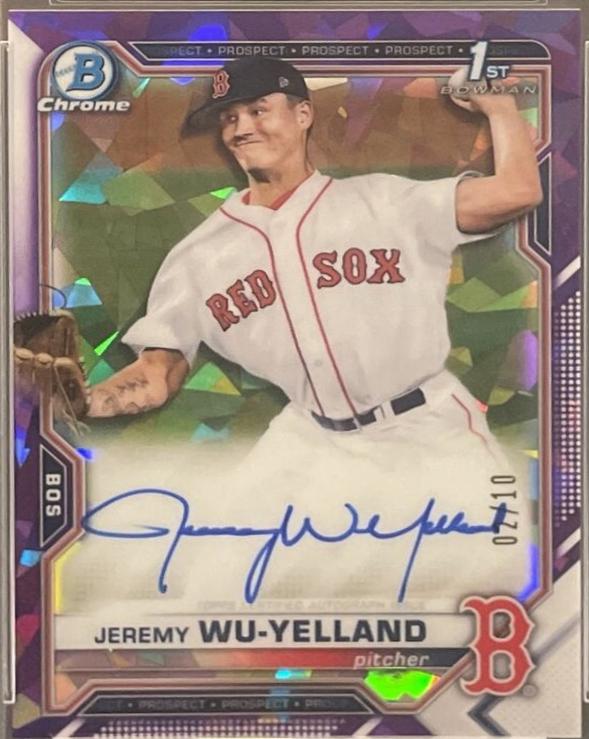 Jeremy Wu Yelland [Purple Refractor] #BSPA-JW