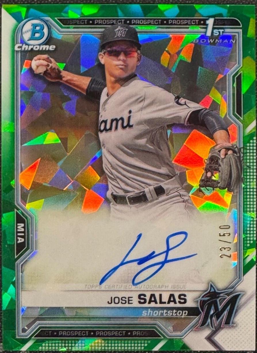 Jose Salas [Green Refractor] #BSPA-JS