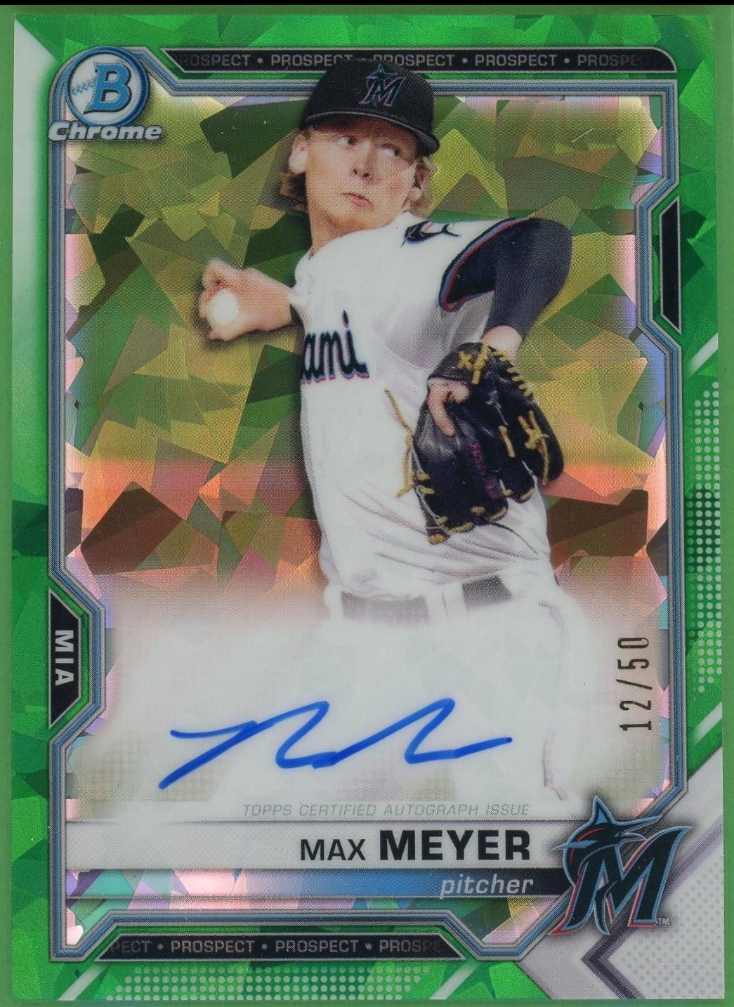 Max Meyer [Green Refractor] #BSPA-MM