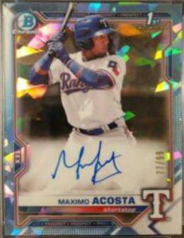 Maximo Acosta [Aqua Refractor] #BSPA-MAC