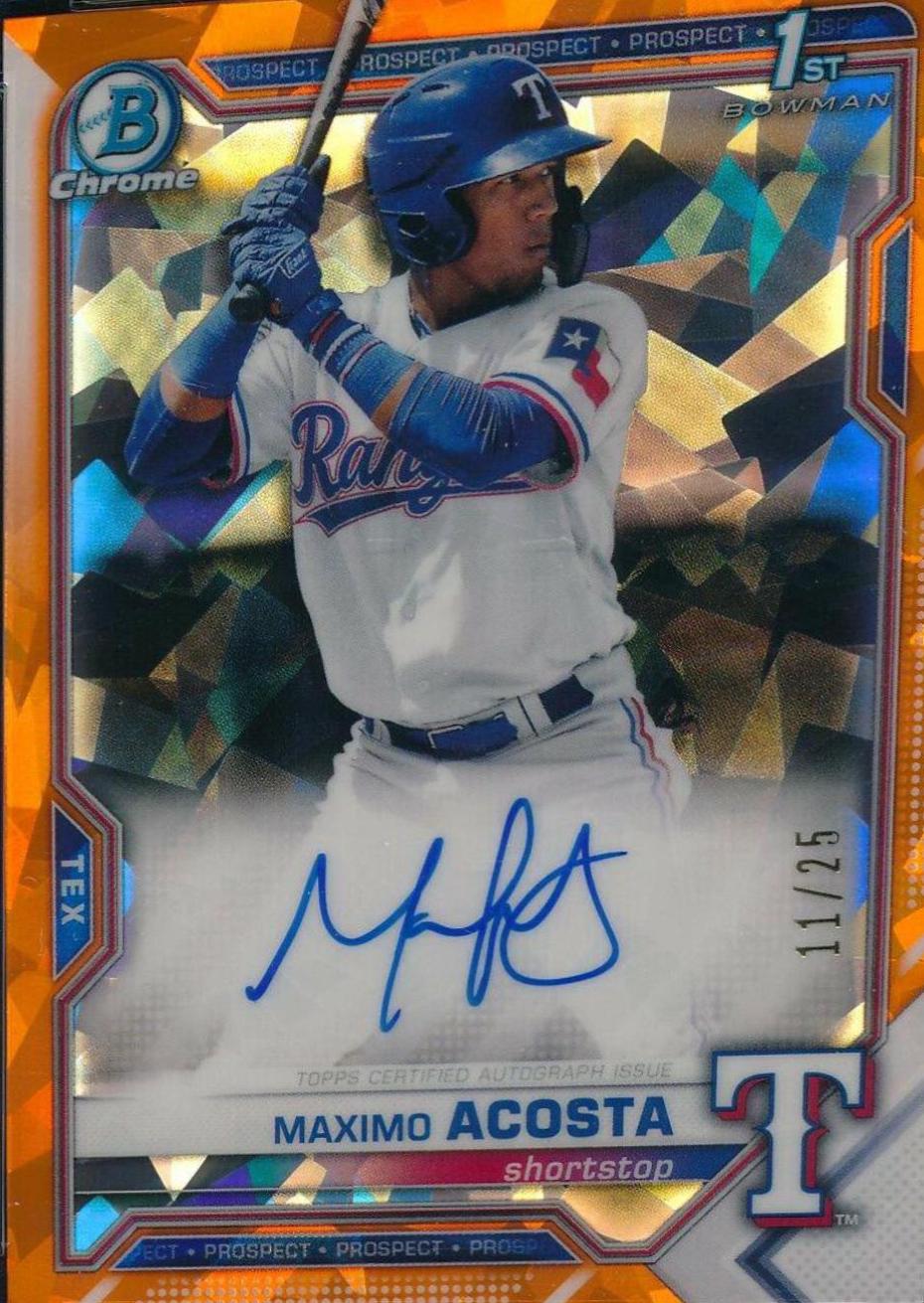 Maximo Acosta [Orange Refractor] #BSPA-MAC