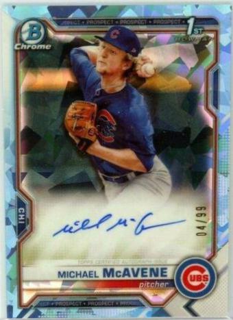 Michael McAvene [Aqua Refractor] #BSPA-MMC
