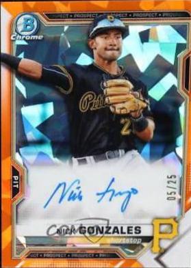 Nick Gonzales [Orange Refractor] #BSPA-NG