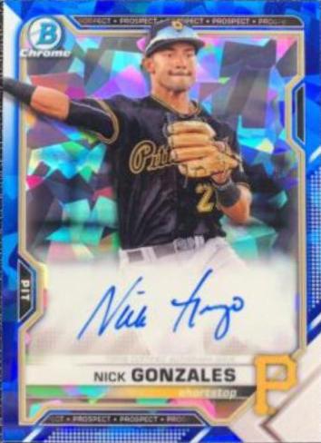 Nick Gonzales [Purple Refractor] #BSPA-NG