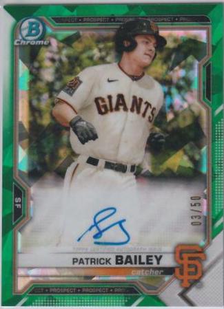 Patrick Bailey [Green Refractor] #BSPA-PB
