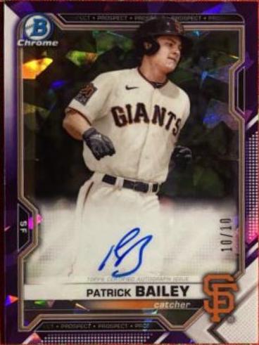 Patrick Bailey [Purple Refractor] #BSPA-PB