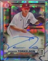Spencer Torkelson [Aqua Refractor] #BSPA-ST