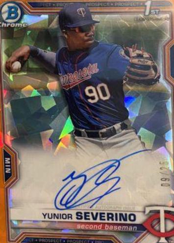 Yunior Severino [Orange Refractor] #BSPA-YSE