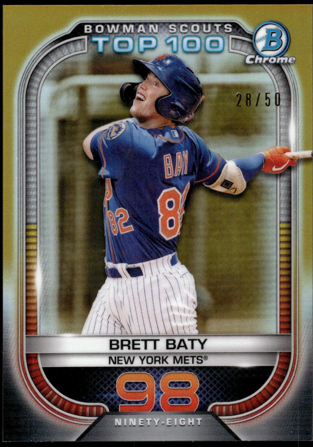 Brett Baty [Gold] #BTP-98