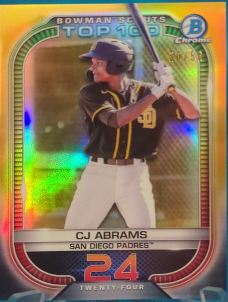 CJ Abrams [Gold] #BTP-24