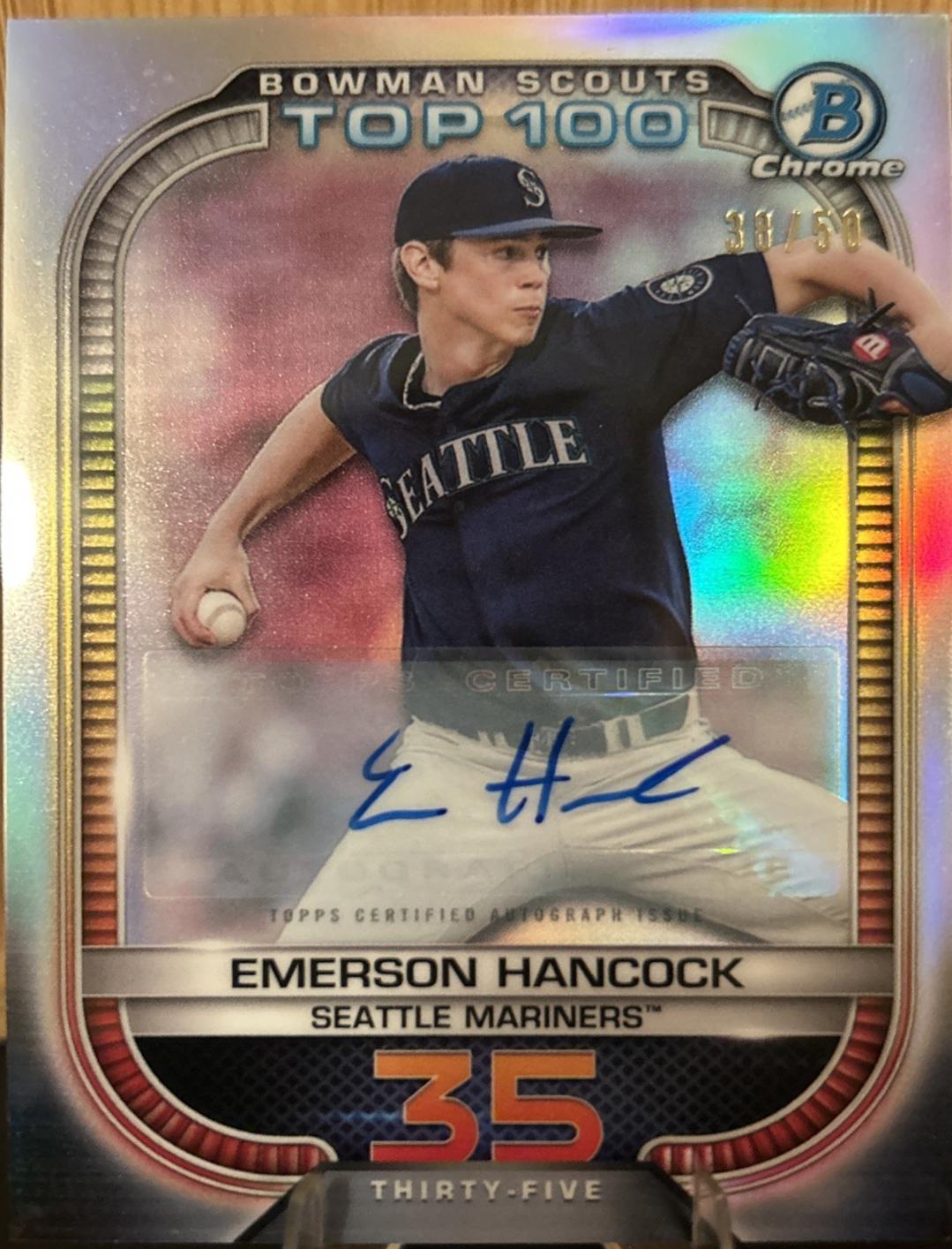 Emerson Hancock [Autograph] #BTP-35
