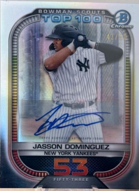 Jasson Dominguez [Autograph] #BTP-53