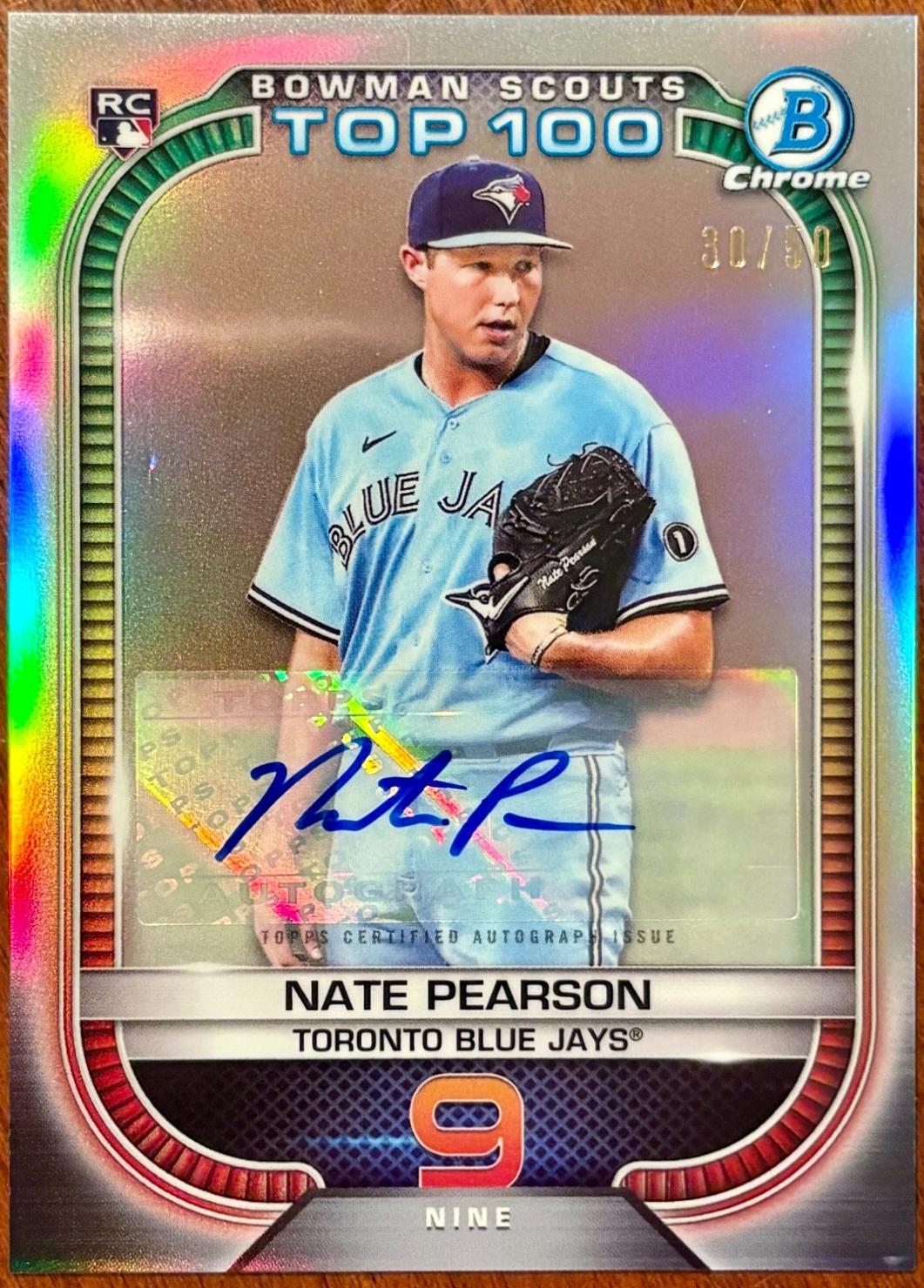 Nate Pearson [Autograph] #BTP-9