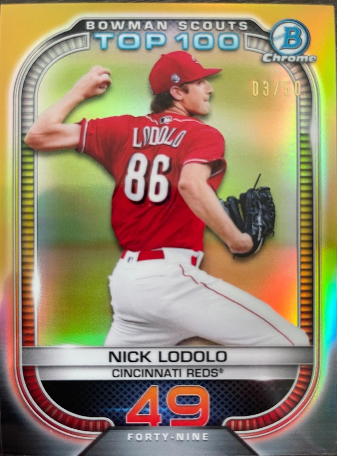 Nick Lodolo [Gold] #BTP-49