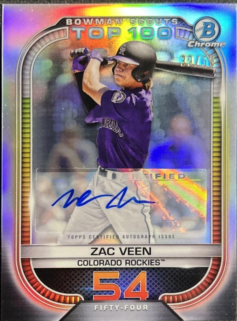 Zac Veen [Autograph] #BTP-54