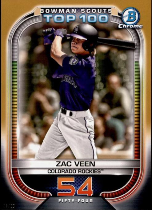 Zac Veen [Gold] #BTP-54