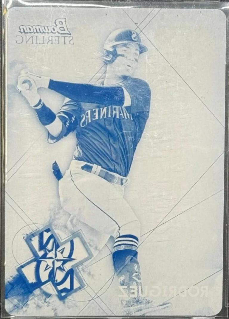 Julio Rodriguez [Cyan Printing Plate] #BSP-21