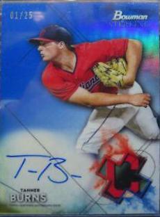 Tanner Burns [Blue Refractor] #BSPA-TB