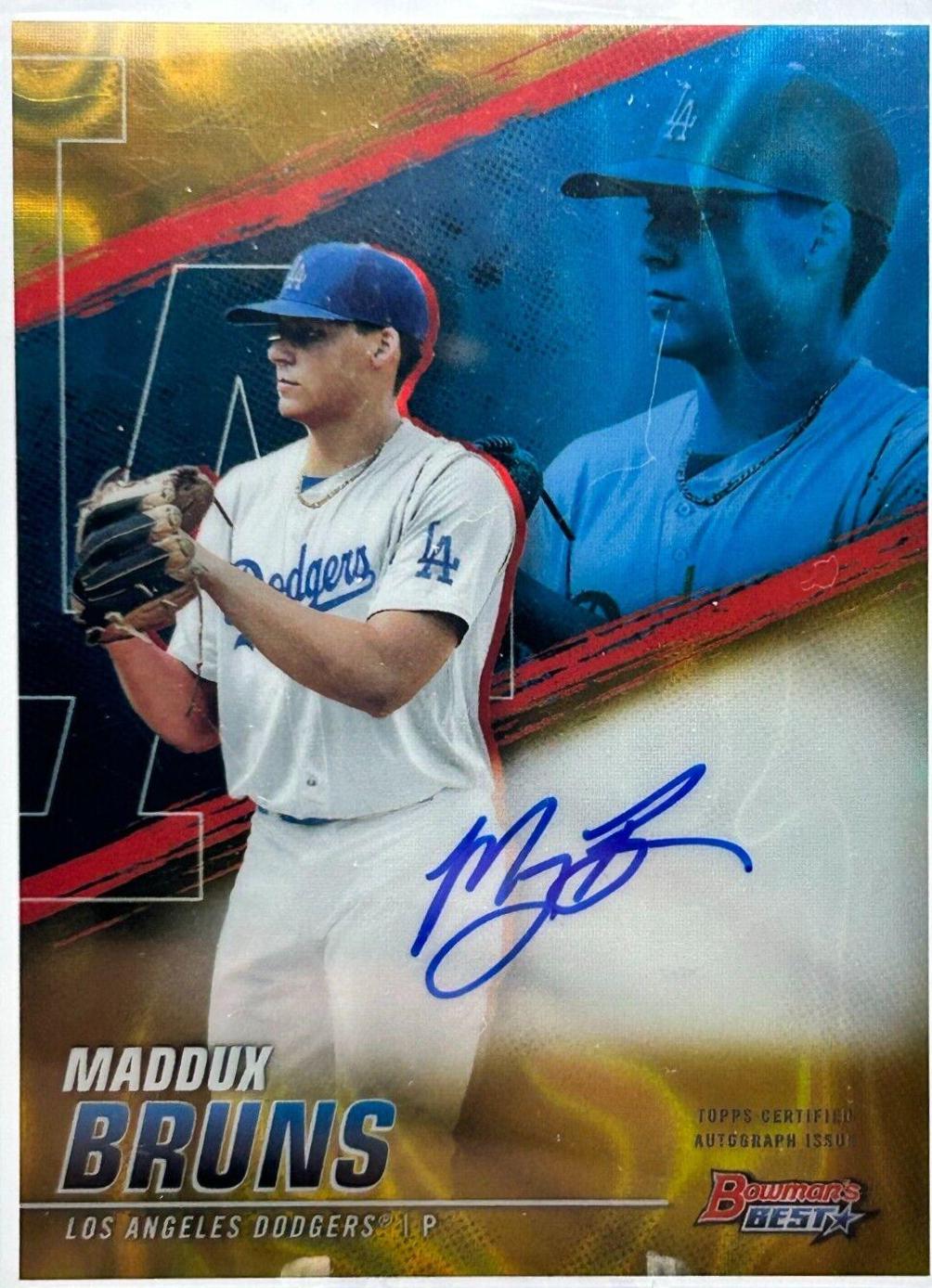 Maddux Bruns [Gold Lava Refractor] #B21-MB