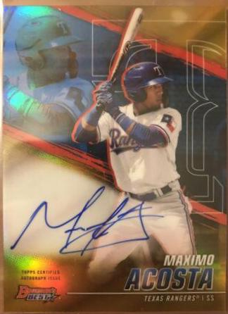 Maximo Acosta [Gold Refractor] #B21-MA