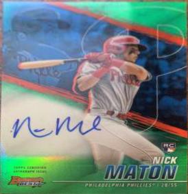 Nick Maton [Green Refractor] #B21-NM