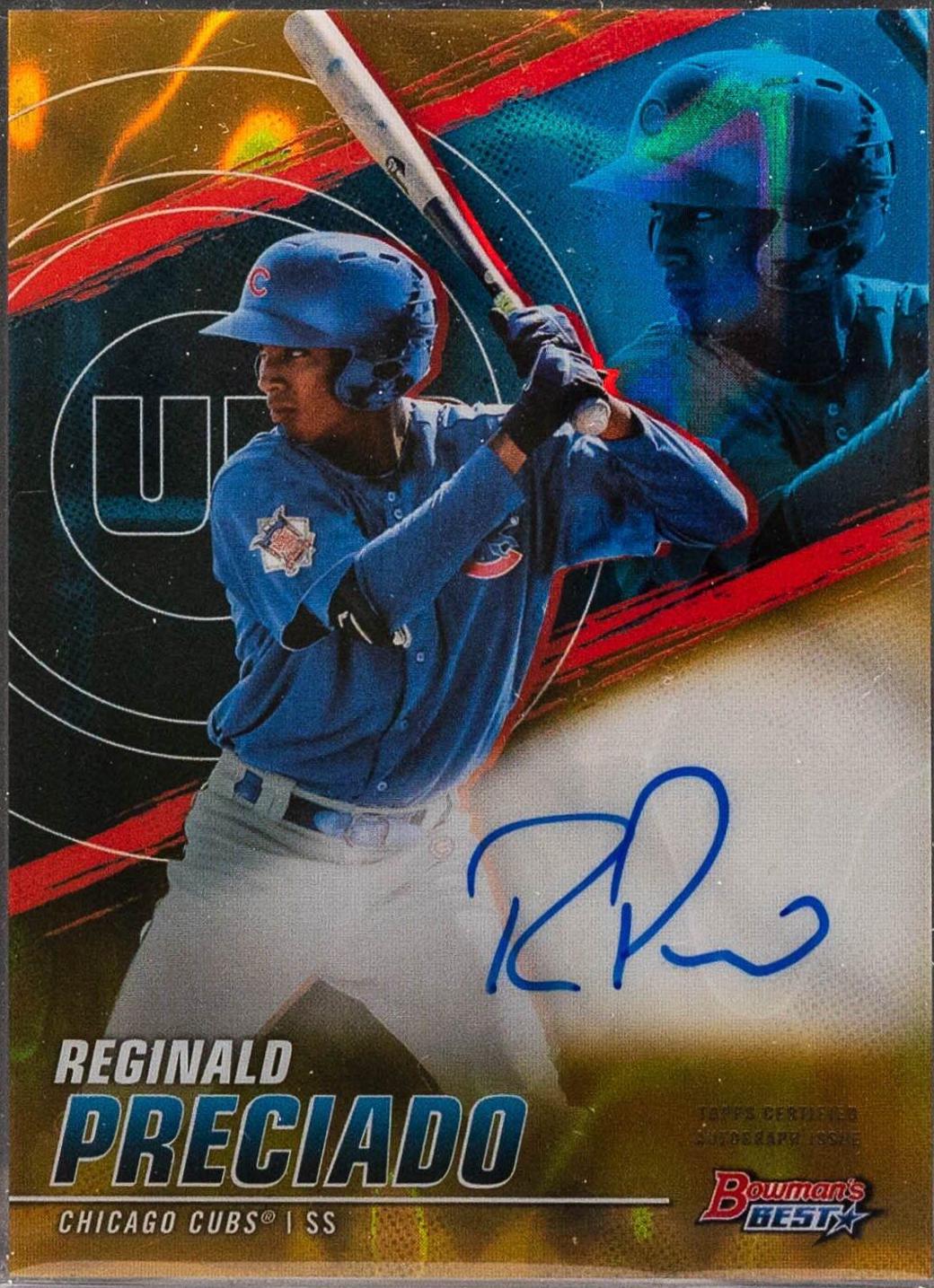 Reginald Preciado [Gold Lava Refractor] #B21-RPR