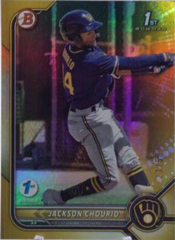 Jackson Chourio [Gold Foil] #BPPF-79