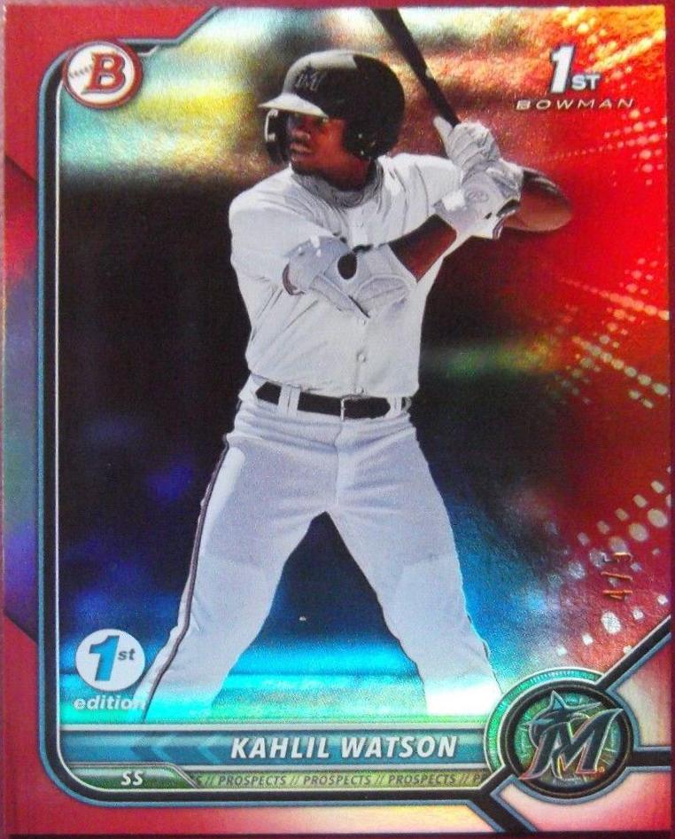 Kahlil Watson [Red Foil] #BPPF-3