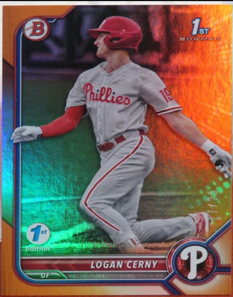 Logan Cerny [Orange Foil] #BPPF-120