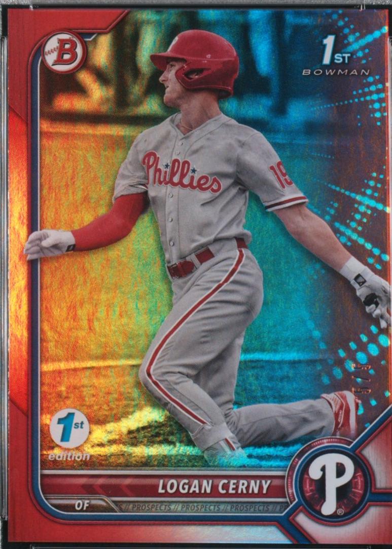 Logan Cerny [Red Foil] #BPPF-120