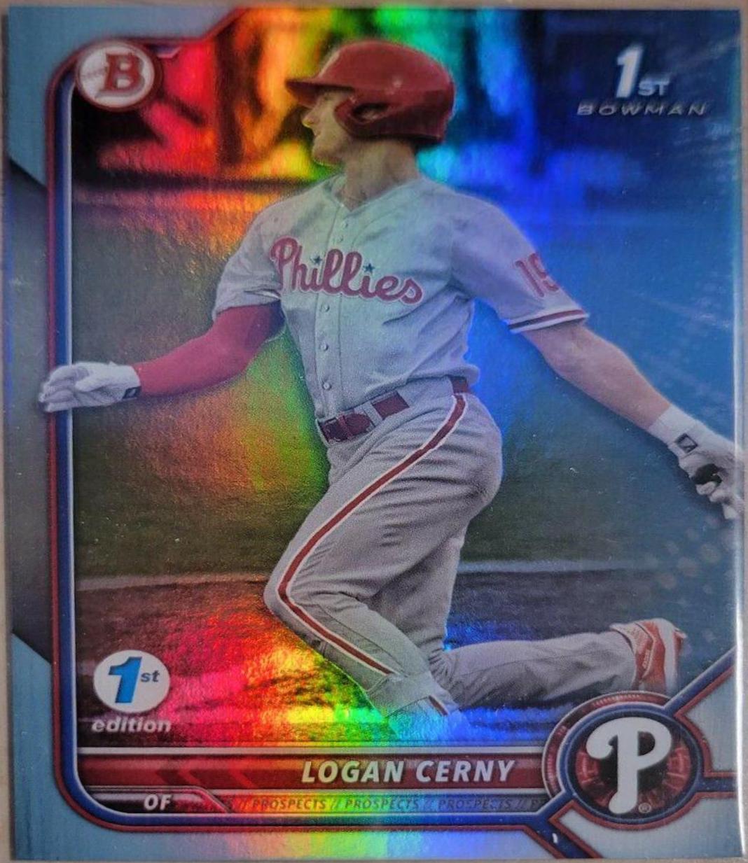 Logan Cerny [Sky Blue Foil] #BPPF-120